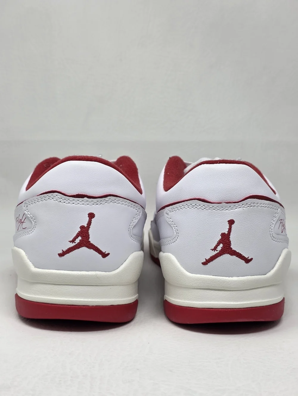 Nike Jordan Flight Court White Sail Black Varsity Red HF3255-106 Men's Size 11